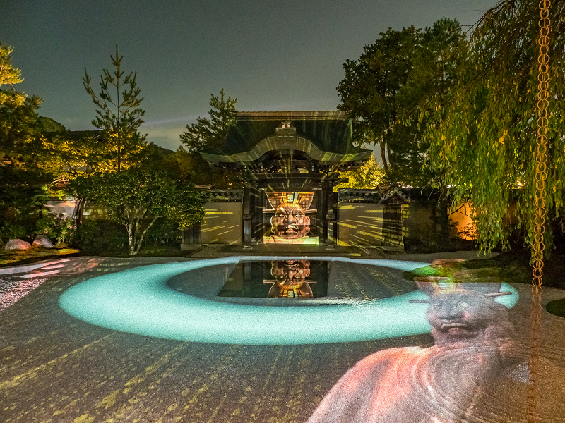 高台寺 プロジェクションマッピング ゆるphotoスナップ