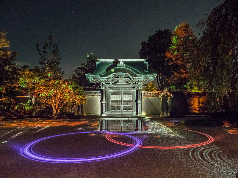 高台寺 プロジェクションマッピング ゆるphotoスナップ